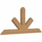 Ekena Millwork Saratoga Timber Gable Bracket, Western Red Cedar, 72"W x 33"H x 3 1/2"D x 5 1/2"F, 11/12 Pitch GBW072X33X0406SAR00SWR - alternate 5